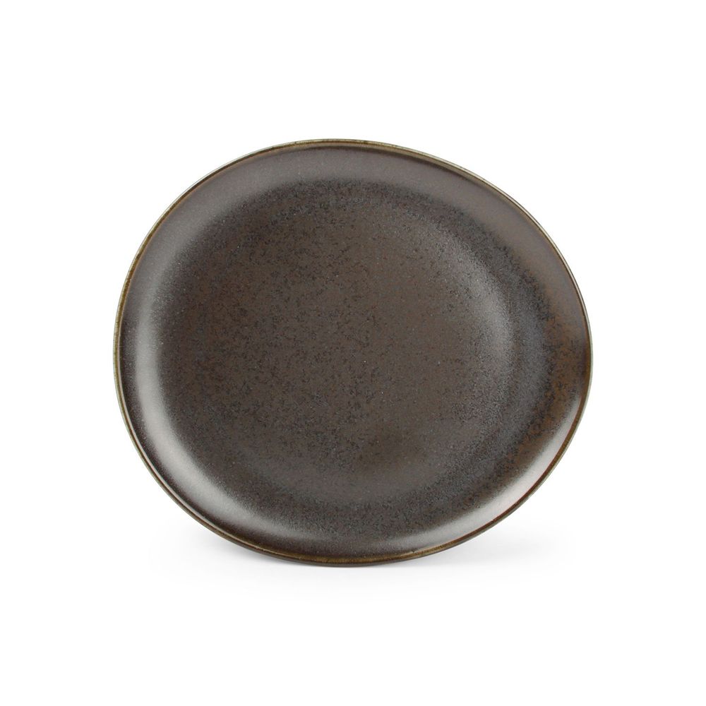 Assiettes de réception - Assiette plate 25x23cm black Ceres - FINE2DINE (F2D)