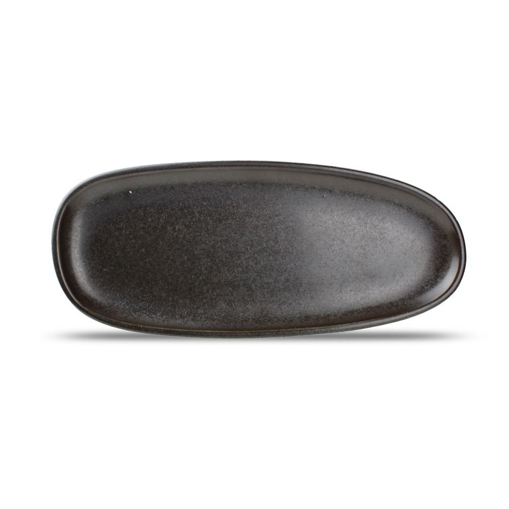 Assiettes de réception - Assiette plate 34x14,5cm black Ceres - FINE2DINE (F2D)