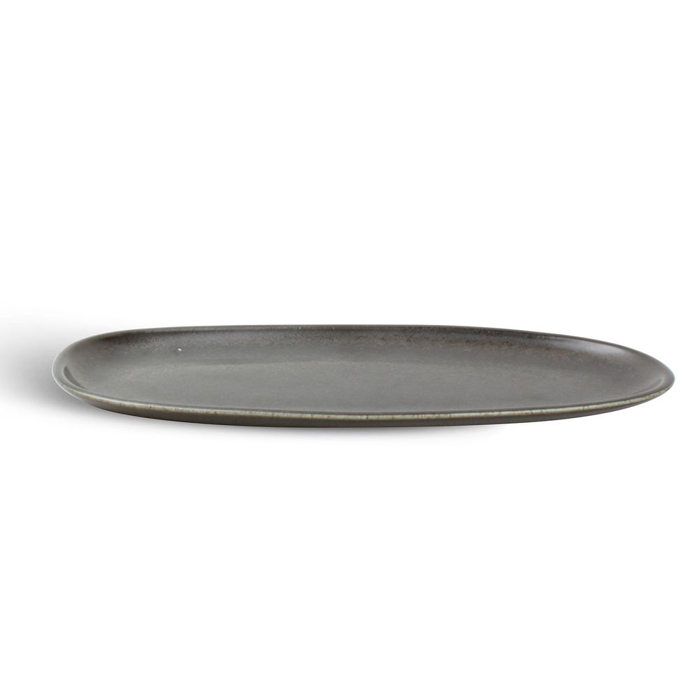 Assiettes de réception - Assiette plate 34x14,5cm black Ceres - FINE2DINE (F2D)
