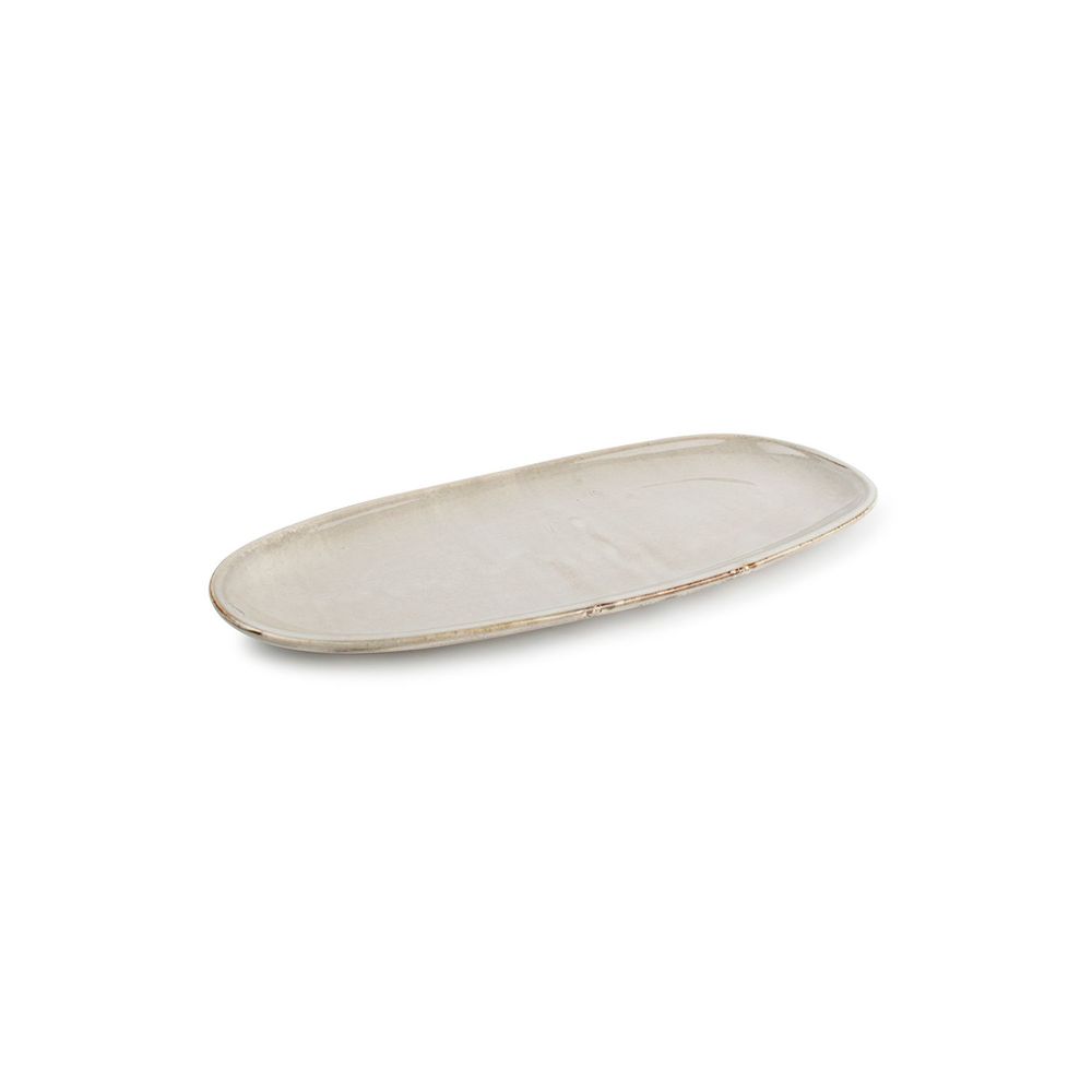 Assiettes de réception - Assiette plate 34x14,5cm grey Ceres - FINE2DINE (F2D)