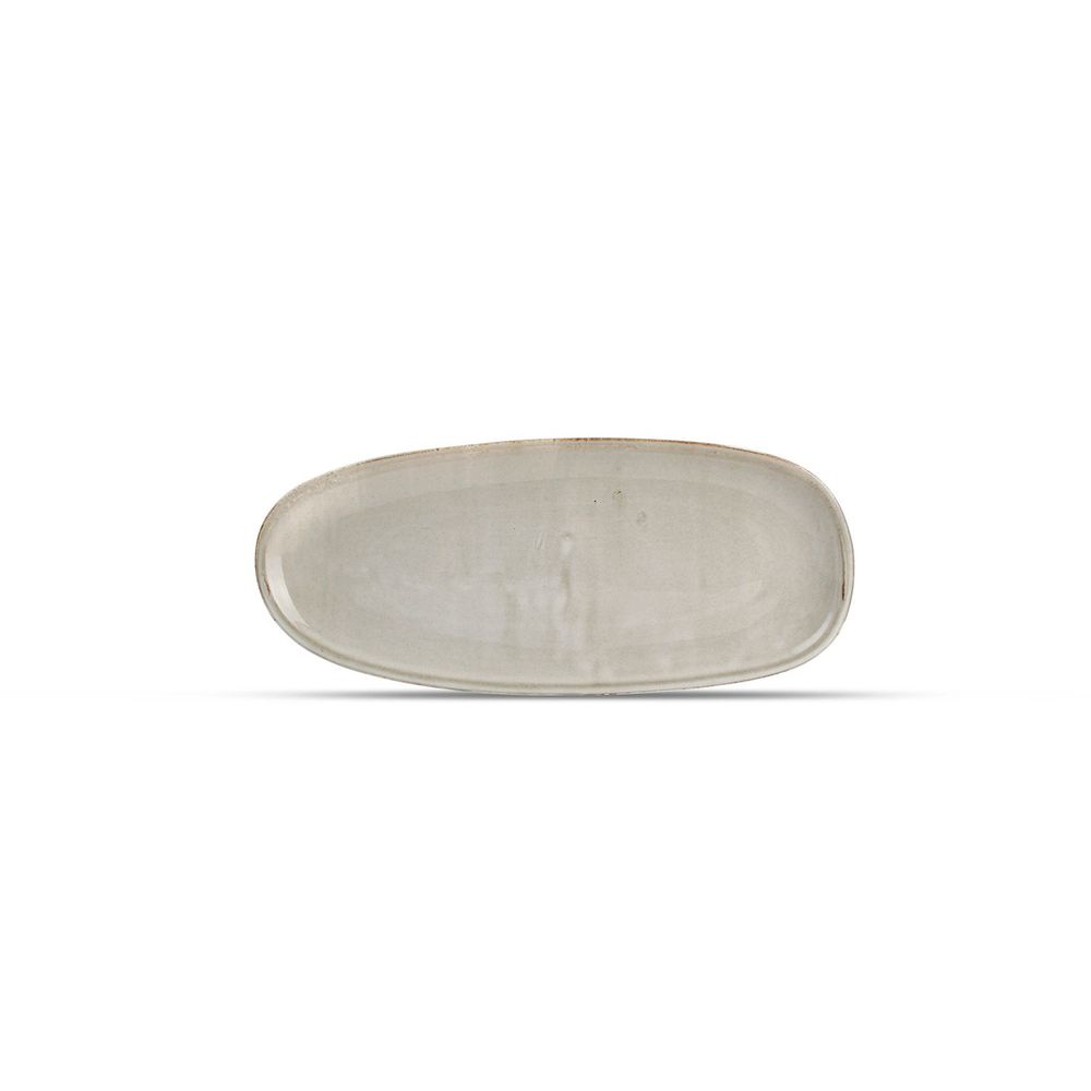 Assiettes de réception - Assiette plate 34x14,5cm grey Ceres - FINE2DINE (F2D)