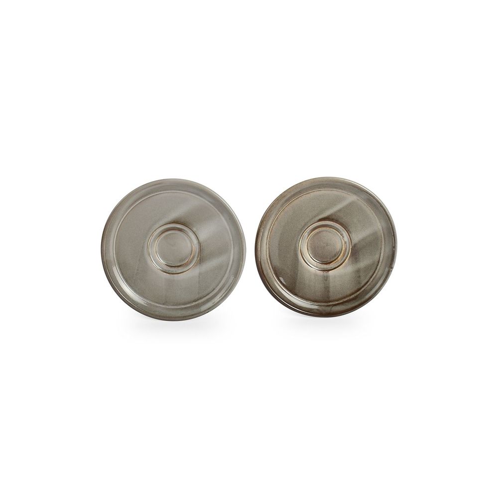 Plats et saladiers - Soucoupe 14cm universel grey Ceres - FINE2DINE (F2D)