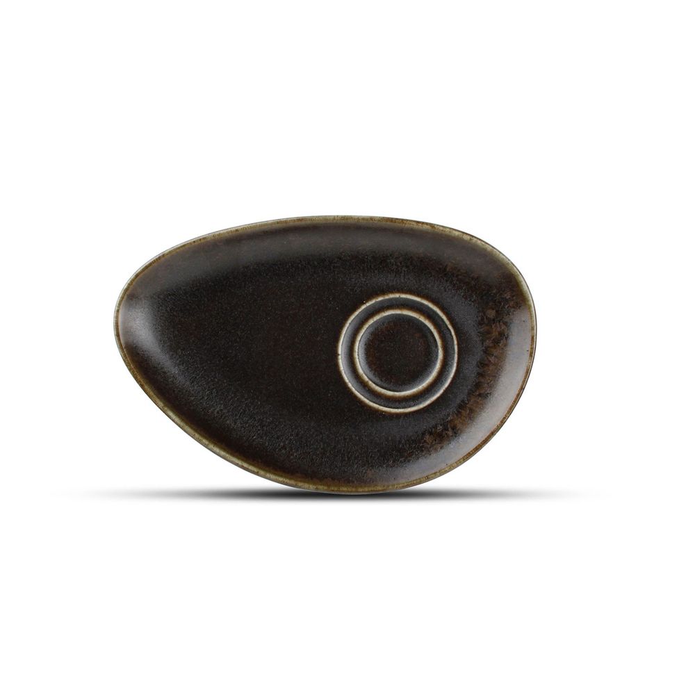 Plats et saladiers - Soucoupe 20x13cm black Ceres - FINE2DINE (F2D)