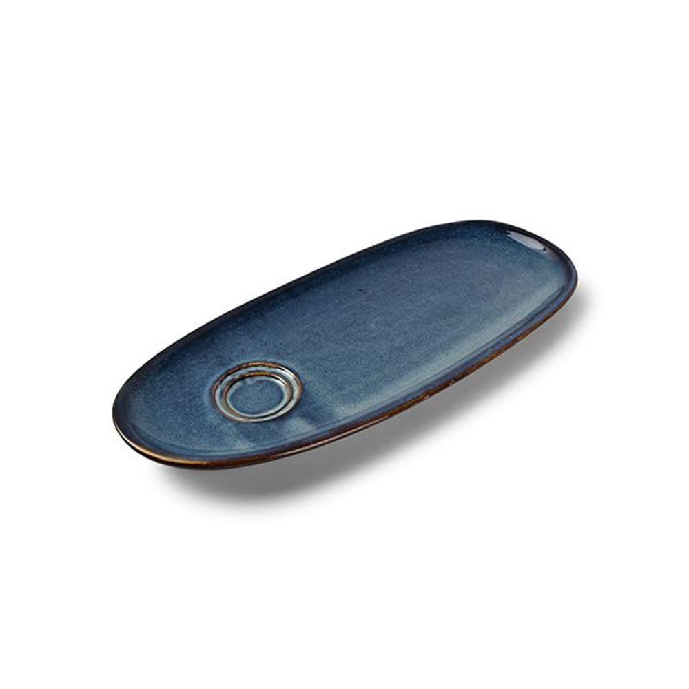 Platter and bowls - Saucer 35x15cm universal blue Nova - FINE2DINE (F2D)