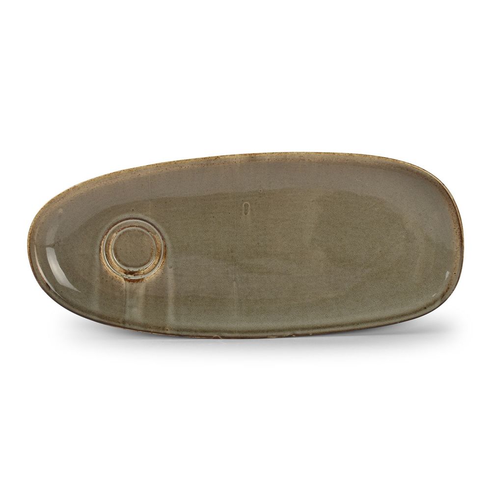 Plats et saladiers - Soucoupe 35x15cm universel grey Ceres - FINE2DINE (F2D)