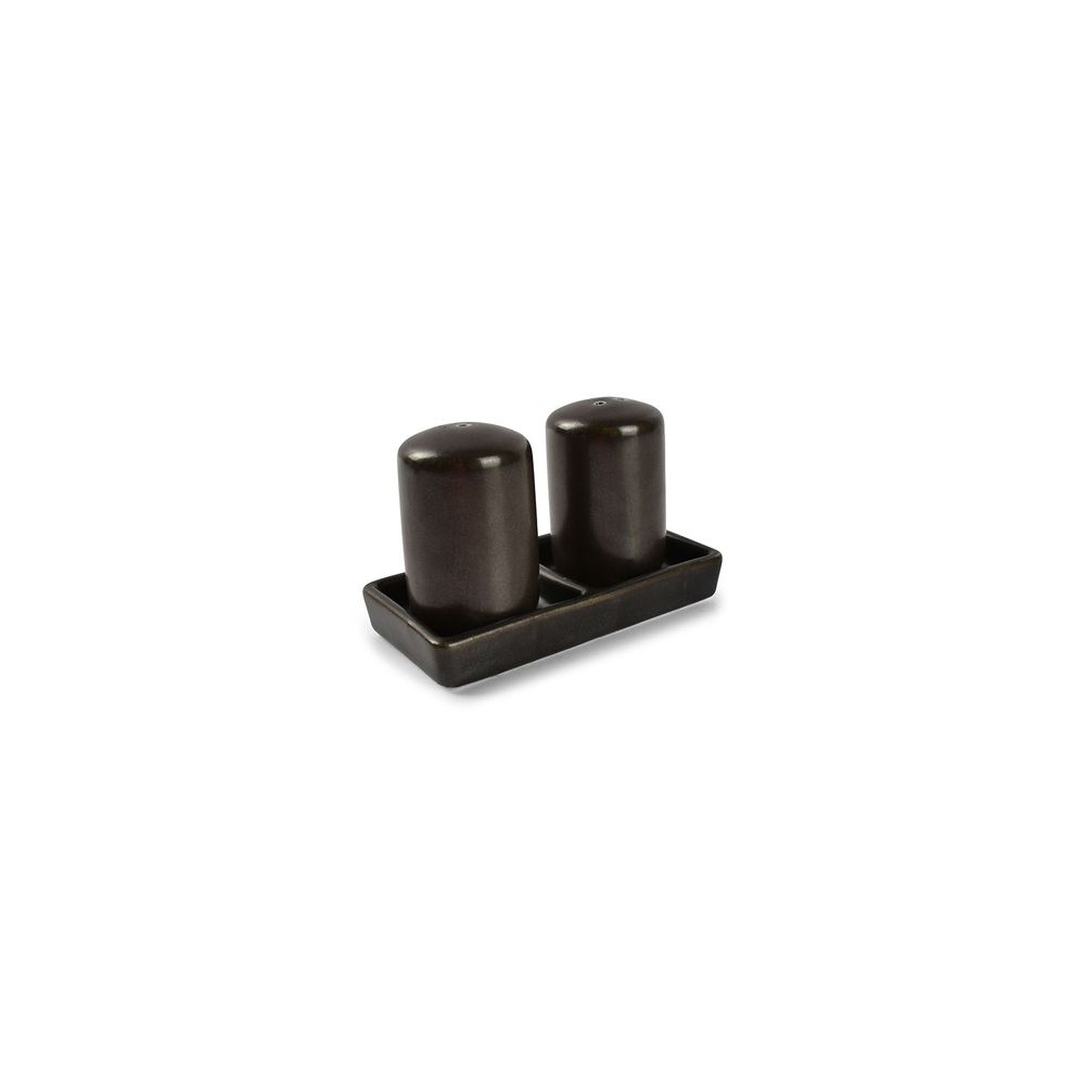 Platter and bowls - Serving dish 12x6cm black Ceres - FINE2DINE (F2D)