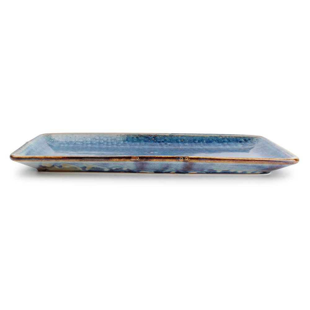 Plats et saladiers - Plat à servir 14x30,5cm blue Nova - FINE2DINE (F2D)