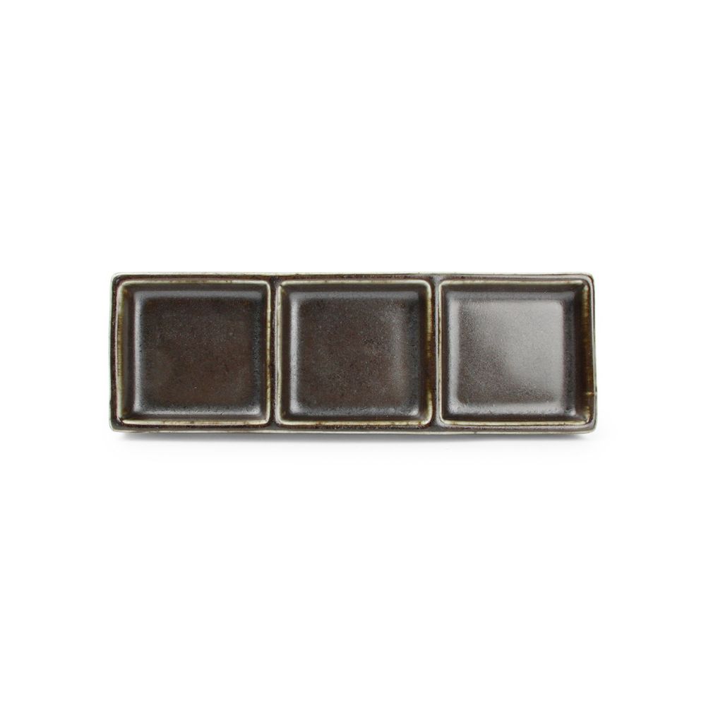 Platter and bowls - Serving dish 24x8cm black Ceres - FINE2DINE (F2D)