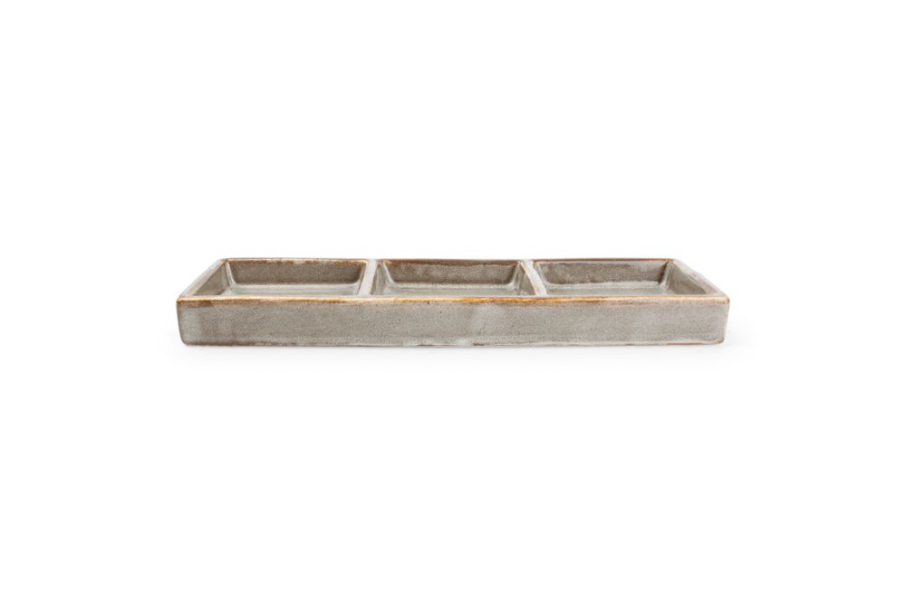 Platter and bowls - Serving dish 24x8cm grey Ceres - FINE2DINE (F2D)