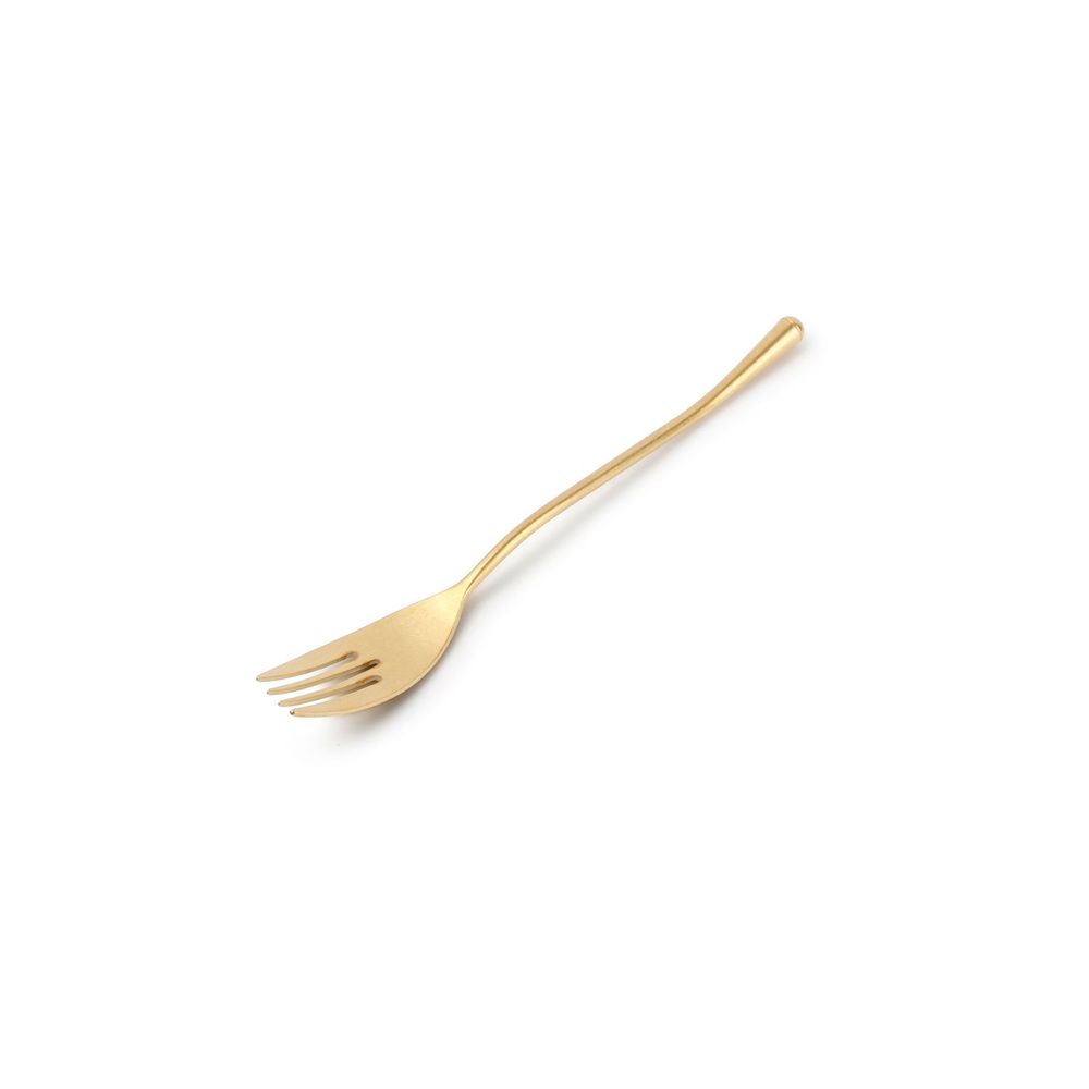 Forks - Table fork matte gold Revive - set/6 - FINE2DINE (F2D)