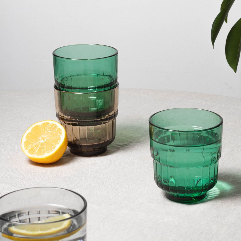 Verres - Verre 34cl amber Tiffany - Lot de 4 - ONA