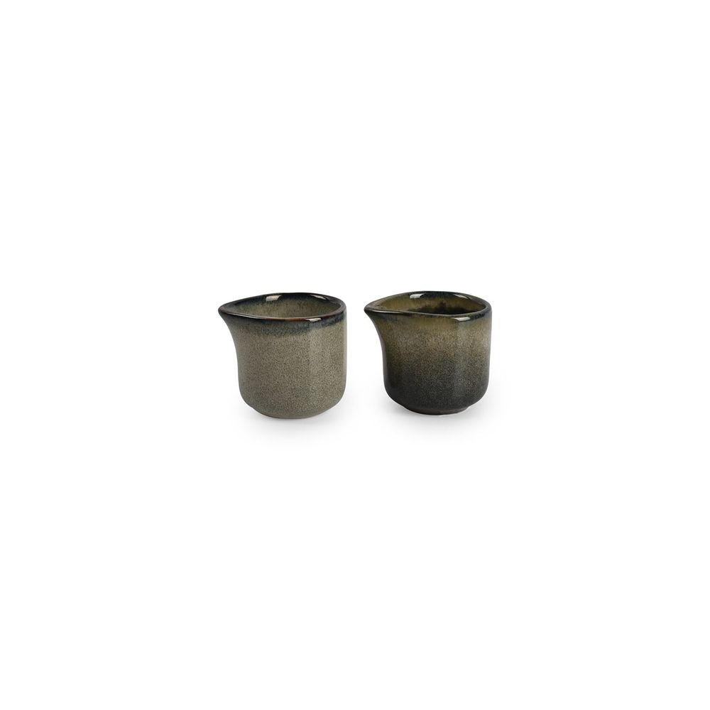 Plats et saladiers - Pot à lait/sauce 8,5cl vert/bleu Meridian - SALT&PEPPER