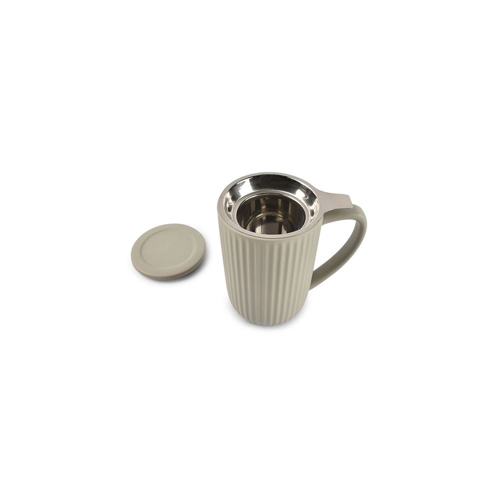 Tasses et mugs - Tasse de thé 60cl gris Hi!Tea - SALT&PEPPER