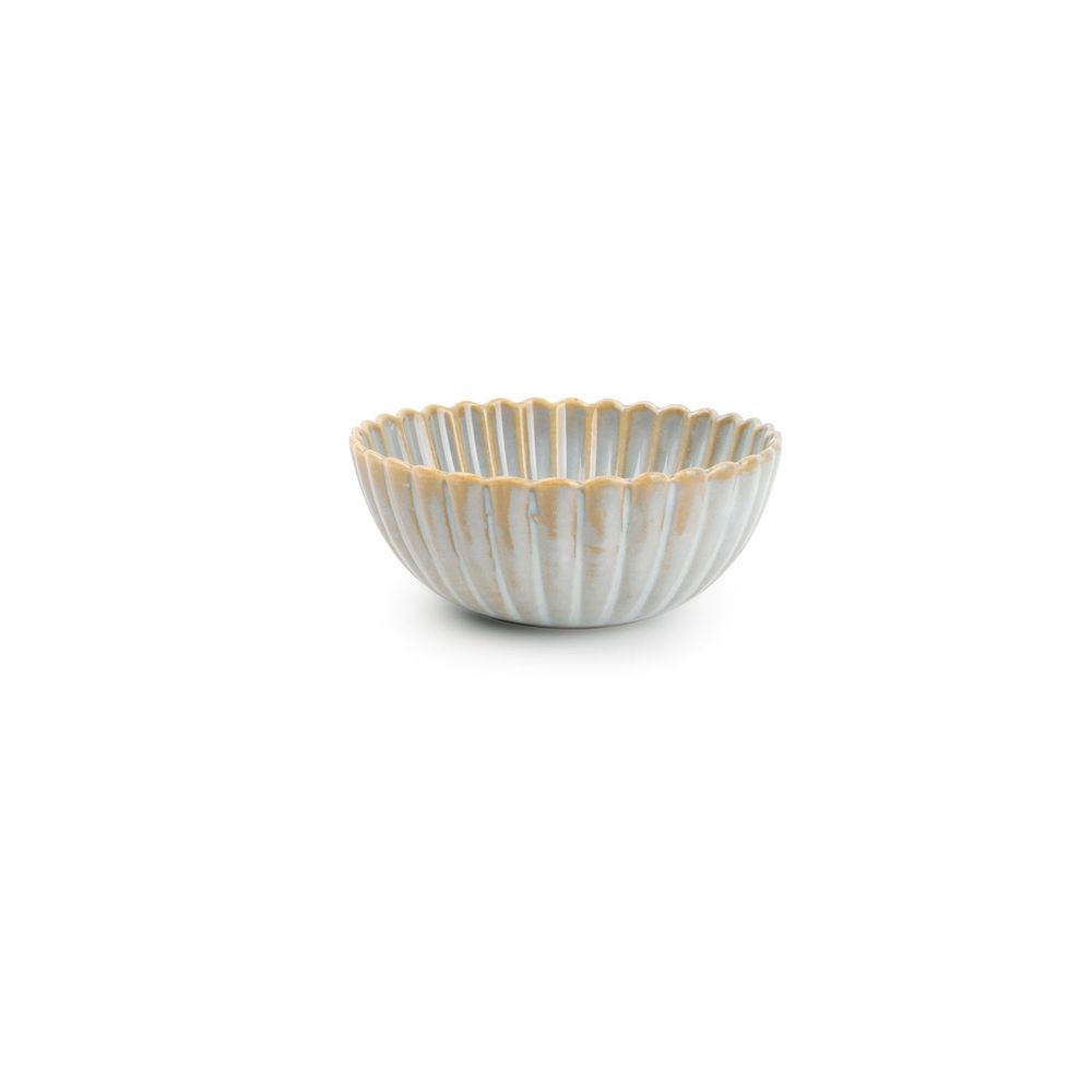 Platter and bowls - Bowl 10xH4cm nuance white Lotus - S|P COLLECTION