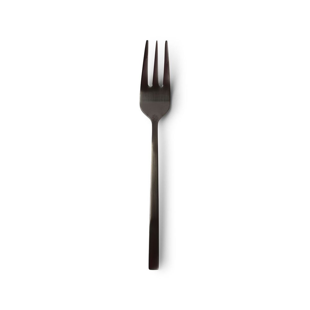 Fourchettes - Fourchette à gateau mat noir Terno - Lot de 6 - S|P COLLECTION