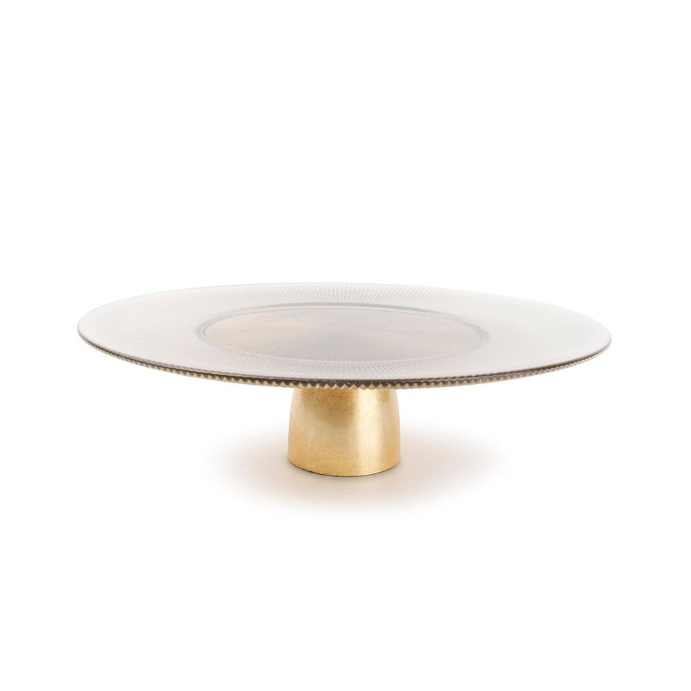 Platter and bowls - Cake stand 33xH10cm gold Glint - S|P COLLECTION