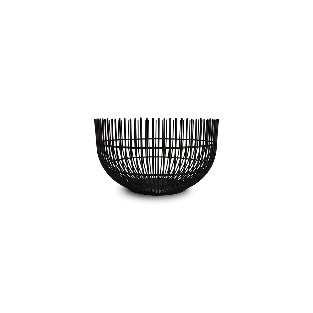 Kitchen utensils - Wire basket 21xH12cm black Iris - S|P COLLECTION