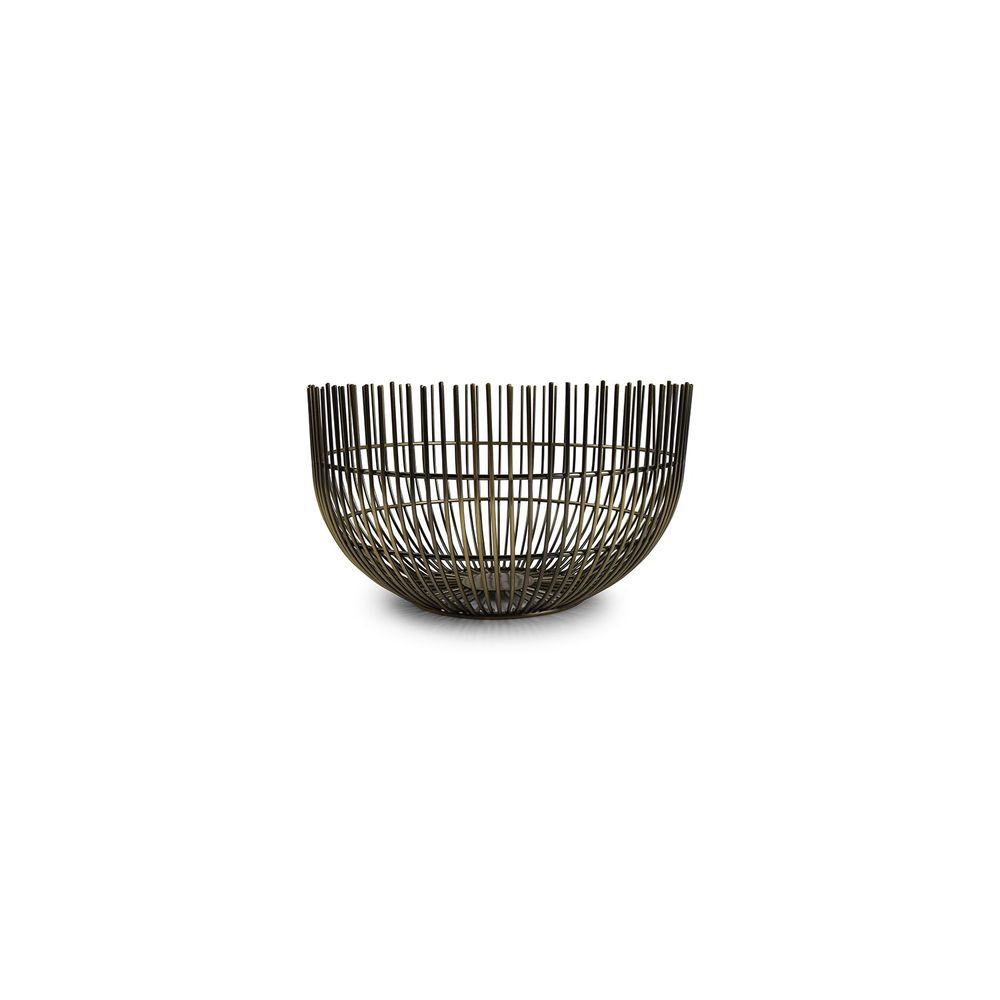 Ustensiles de cuisine - Panier métallique 21xH12cm vintage or Iris - S|P COLLECTION