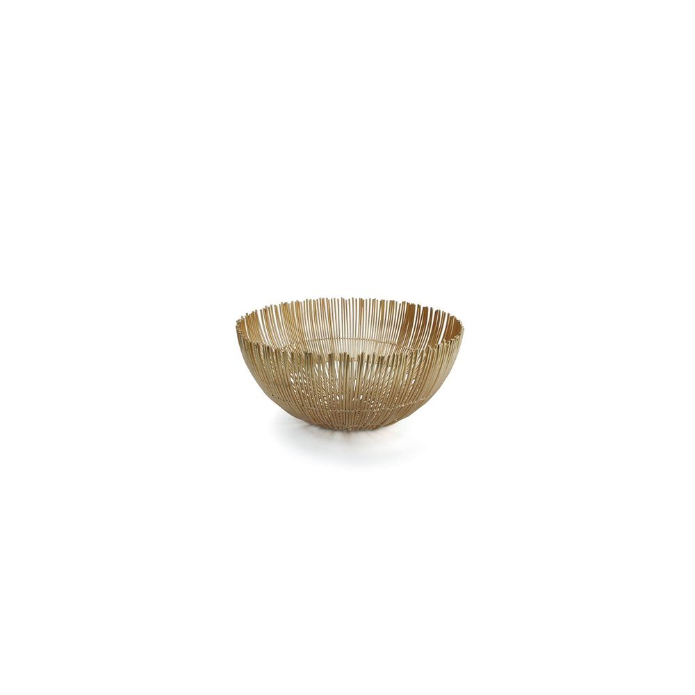 Kitchen utensils - Wire basket 25xH12cm gold Iris - S|P COLLECTION