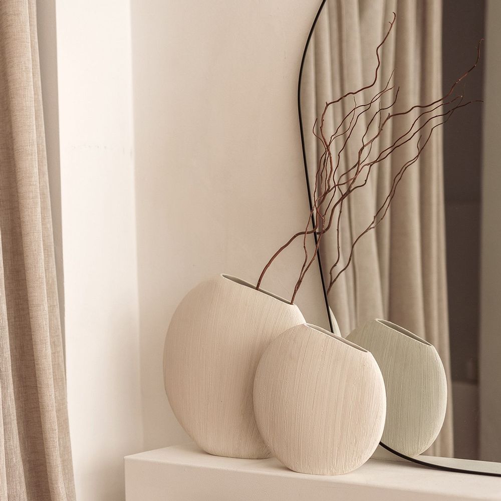 Vases - Vase 40xH39cm beige Vico - S|P COLLECTION