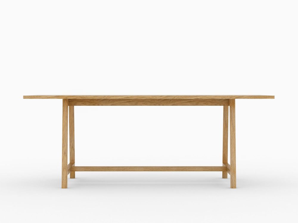 Dining Tables - Minimalist Frame Table for Timeless Gatherings - OAK - MOR