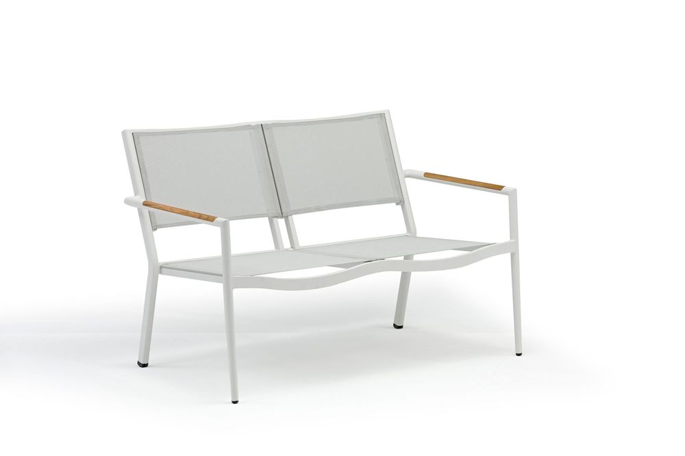 Lawn sofas - POLO 2 seater garden sofa - COUTURE JARDIN