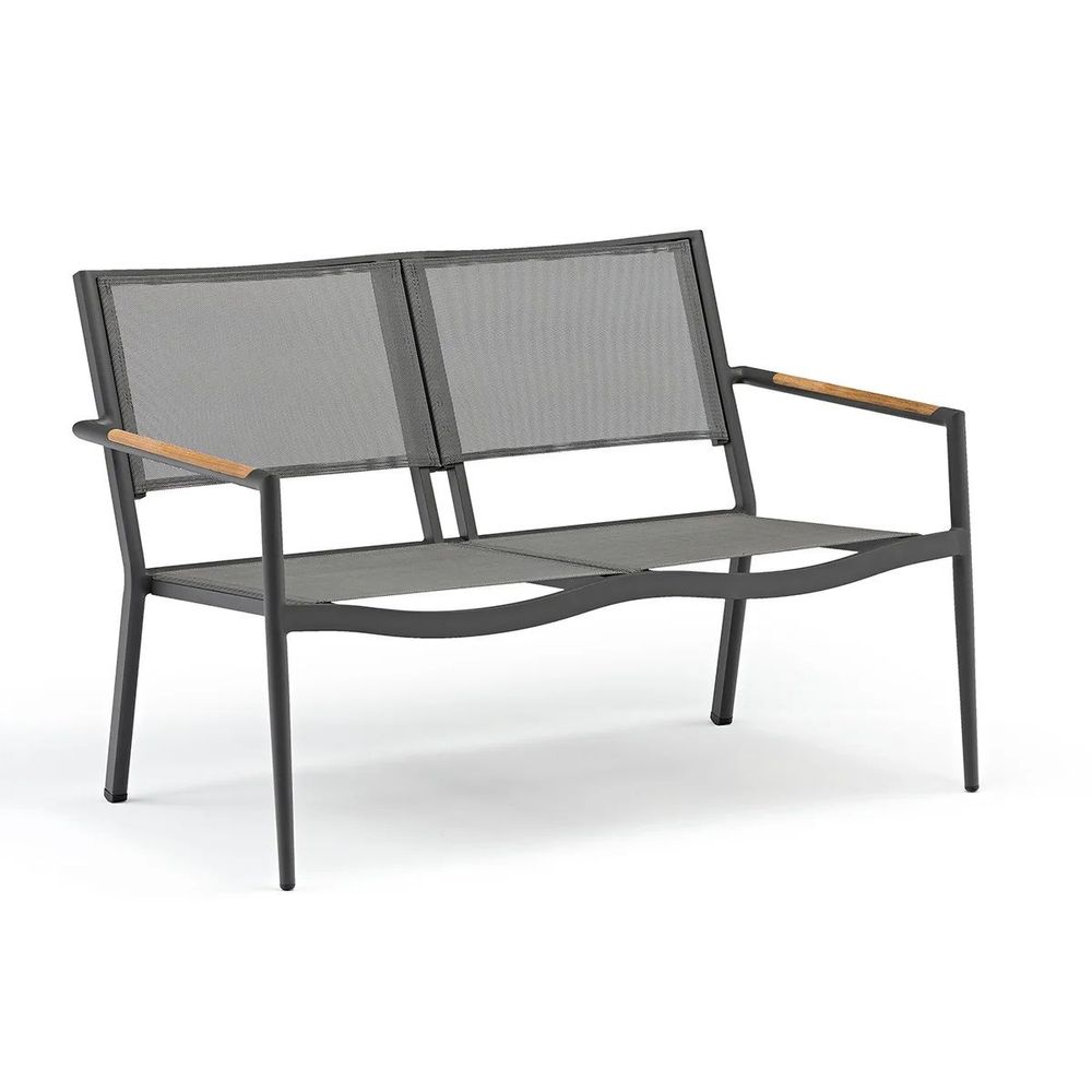 Lawn sofas - POLO 2 seater garden sofa - COUTURE JARDIN