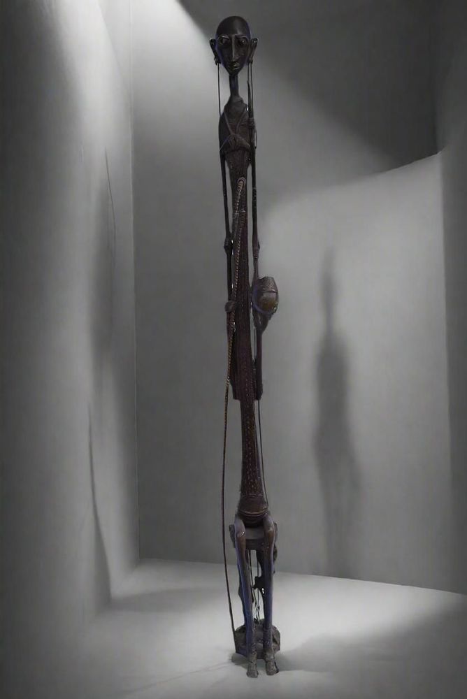 Sculptures, statuettes et miniatures - Couple primordial Dogon en bronze - QUINTESSENCE AFRICAINE