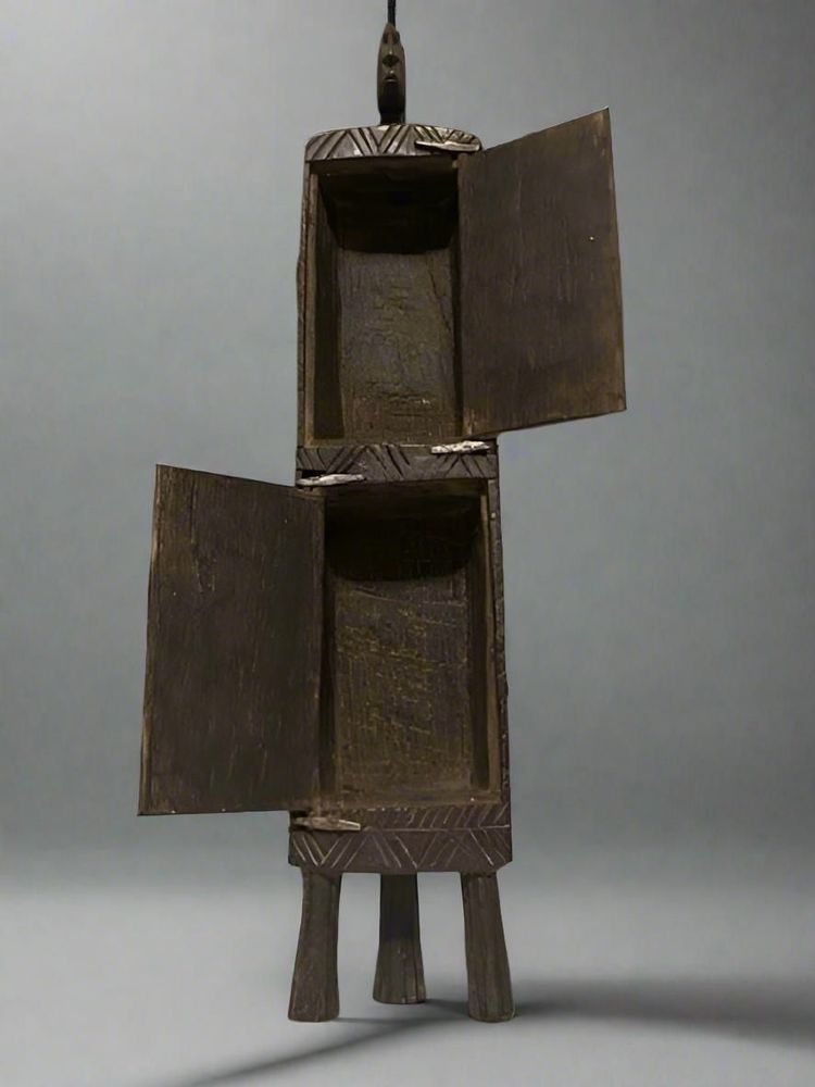 Sculptures, statuettes et miniatures - Boite à pharmacopée dogon - QUINTESSENCE AFRICAINE