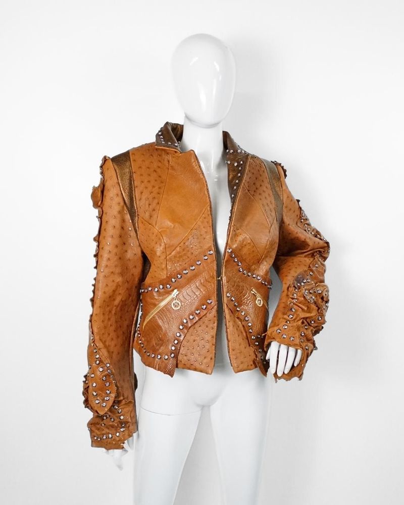 Prêt-à-porter - Jacket SONIC Ochre - Hand made - MONYER