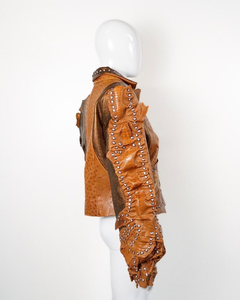 Prêt-à-porter - Jacket SONIC Ochre - Hand made - MONYER