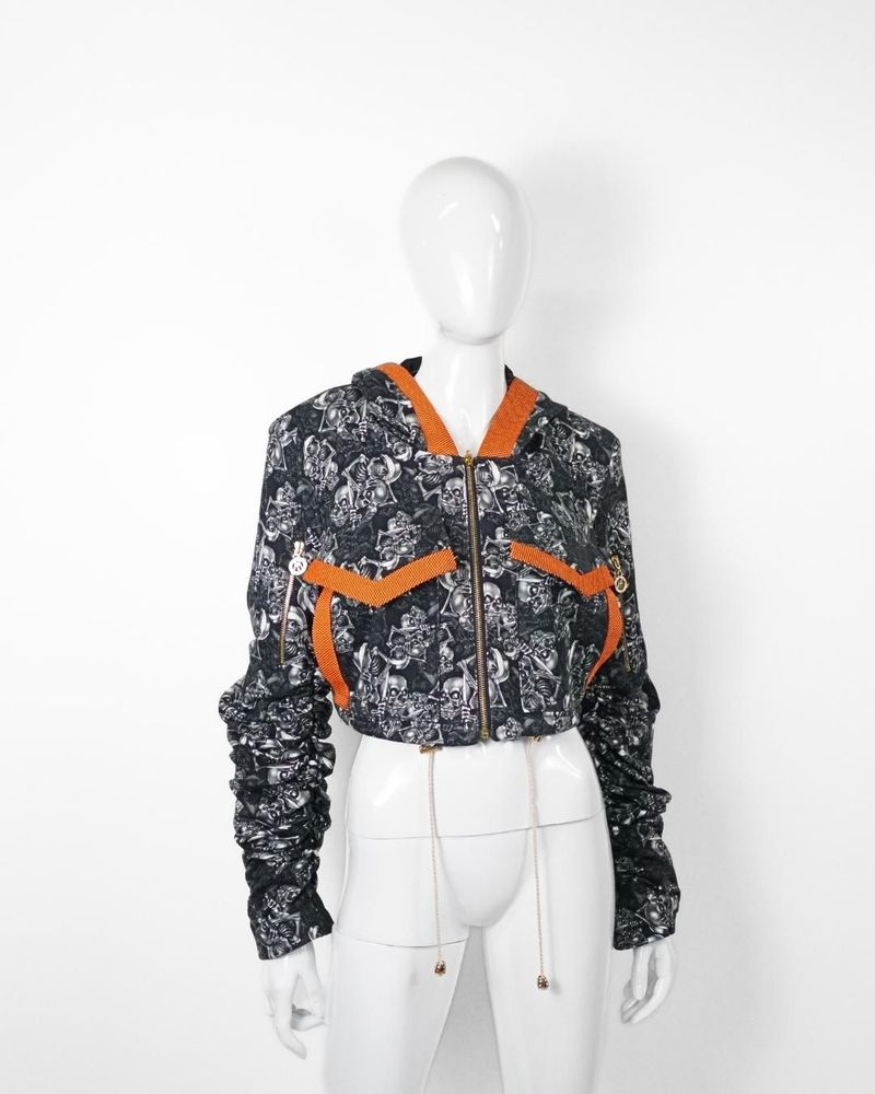 Prêt-à-porter - Jacket STELLAR PRO Grey Orange - Handcraftted - MONYER