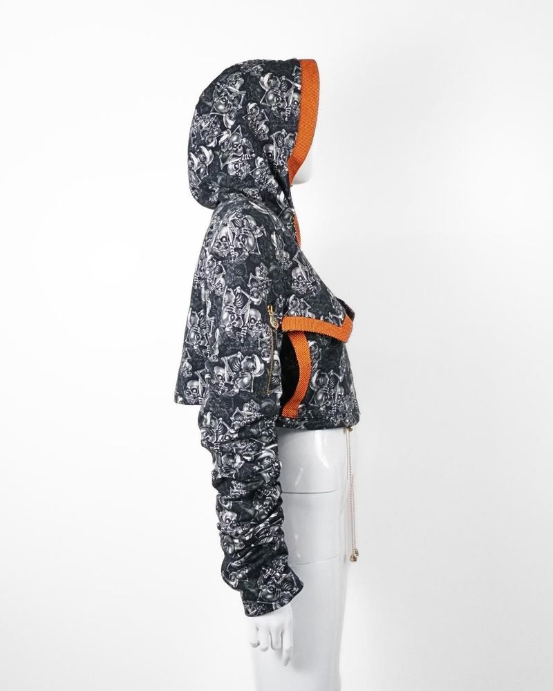 Prêt-à-porter - Jacket STELLAR PRO Grey Orange - Handcraftted - MONYER