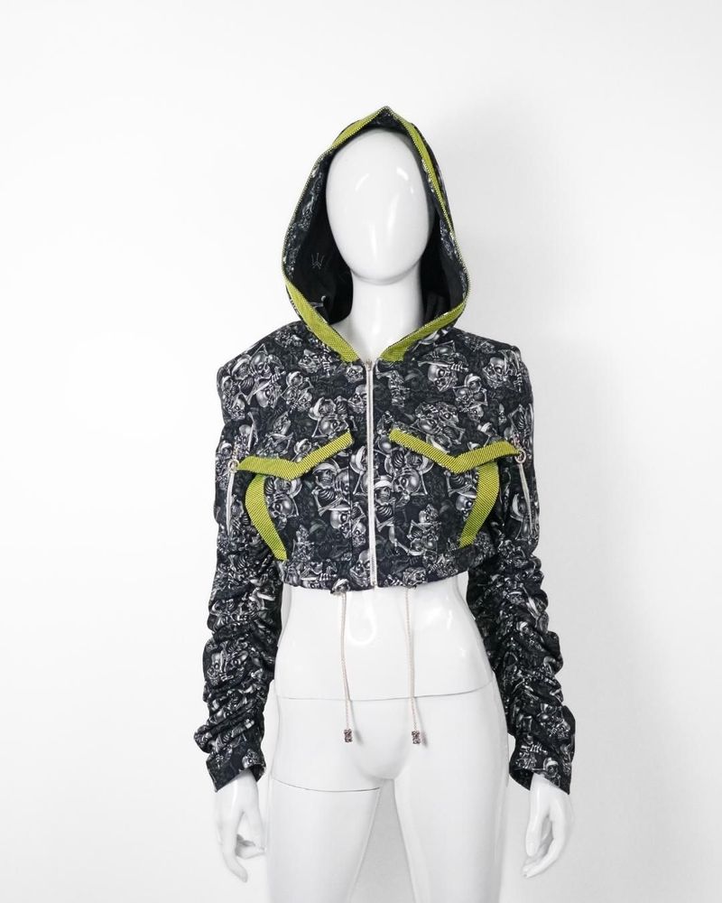 Apparel - Jacket STELLAR PRO Grey Lime -Handcrafted - MONYER