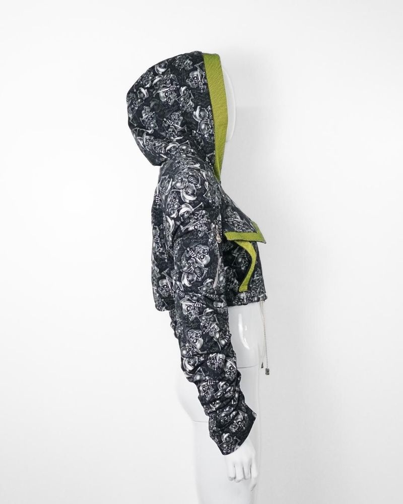 Apparel - Jacket STELLAR PRO Grey Lime -Handcrafted - MONYER