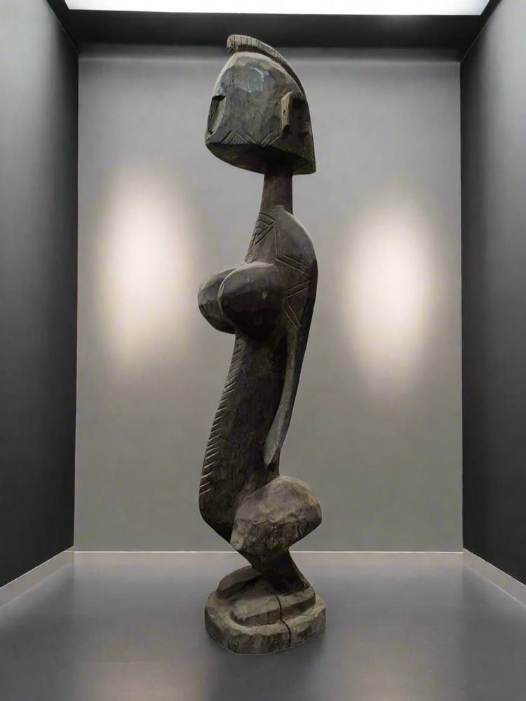 Sculptures, statuettes and miniatures - JONYELENI Bambara wooden statue, Mali - QUINTESSENCE AFRICAINE