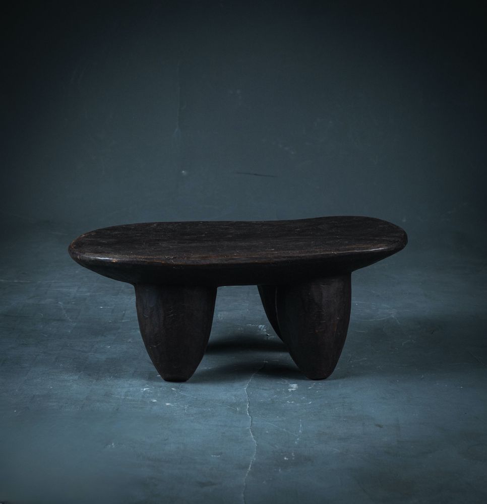 Sculptures, statuettes et miniatures - Tabouret long en bois Senoufo - QUINTESSENCE AFRICAINE