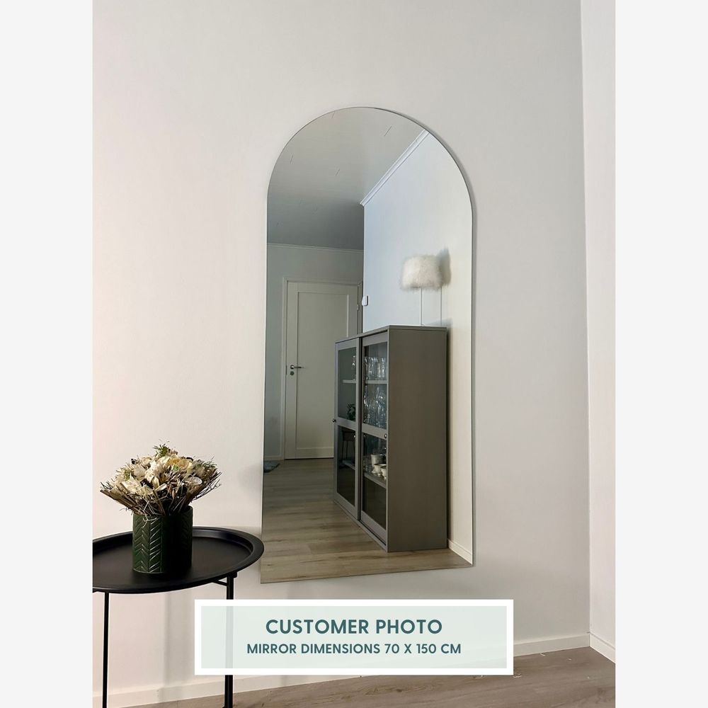 Mirrors - Arch - Full Length Mirror (70x150cm) - SCANDINAVIAN GLASSFACTORY