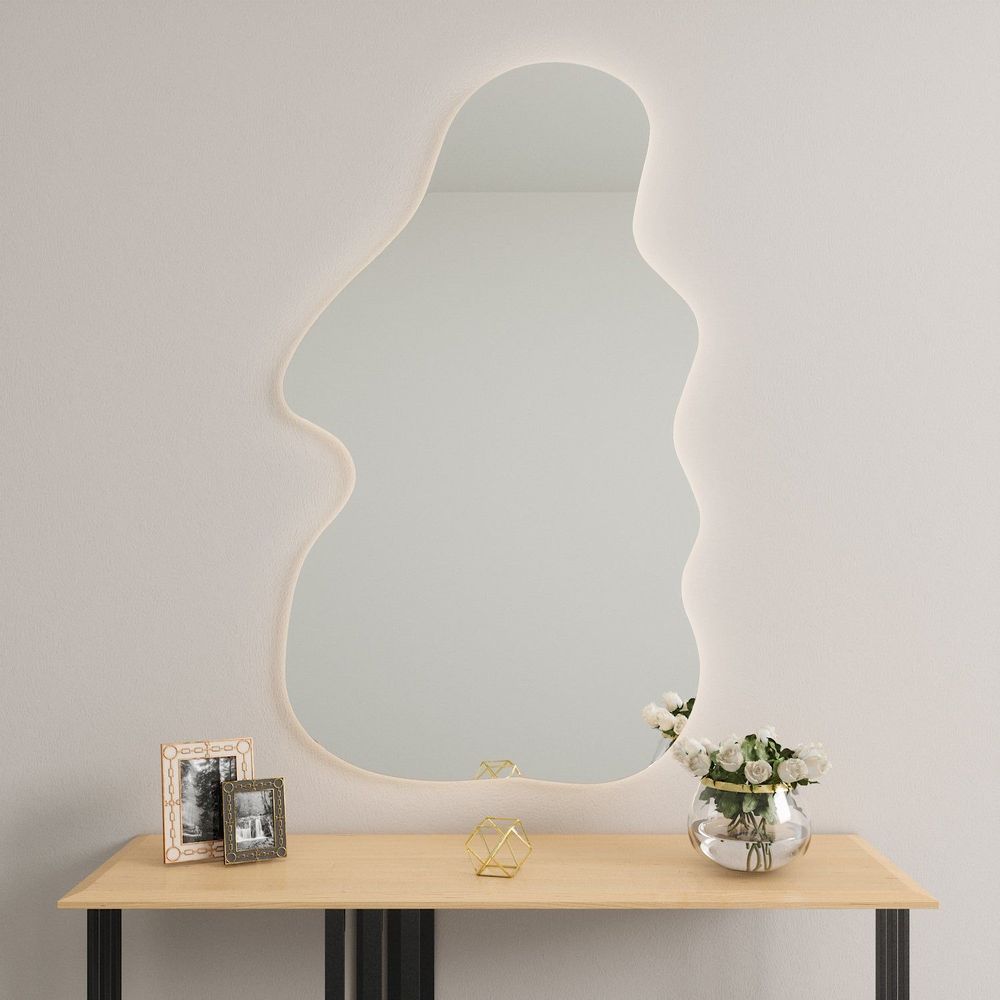 Miroirs - Miroir phare avec rétroéclairage (80x140cm) - SCANDINAVIAN GLASSFACTORY