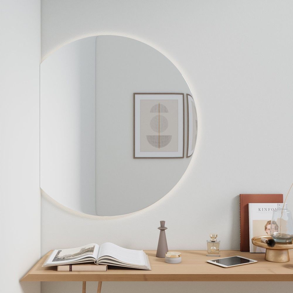 Mirrors - Special Shape Mirror With Lights (80x100cm) - SCANDINAVIAN GLASSFACTORY