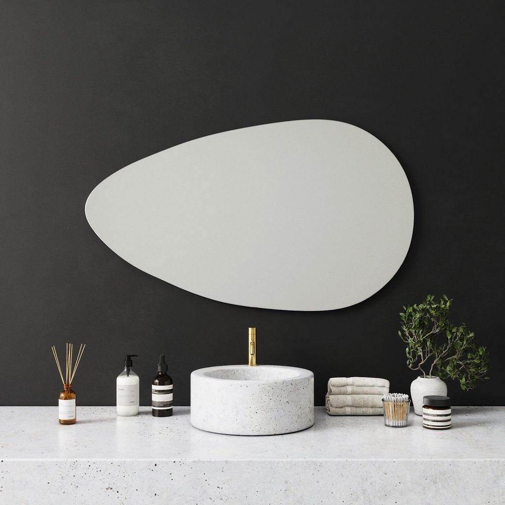 Mirrors - Drop wall mirror (55x100cm) - SCANDINAVIAN GLASSFACTORY