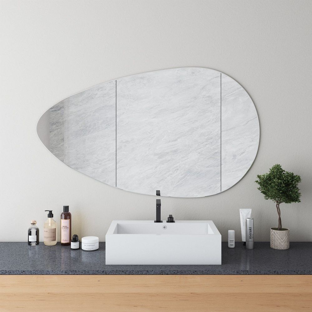 Mirrors - Drop wall mirror (75x130cm) - SCANDINAVIAN GLASSFACTORY