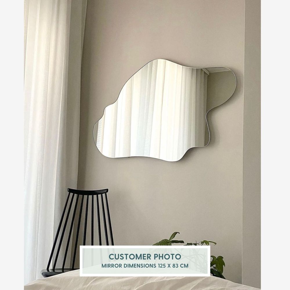 Mirrors - Island - Frameless Mirror (125x83cm) - SCANDINAVIAN GLASSFACTORY