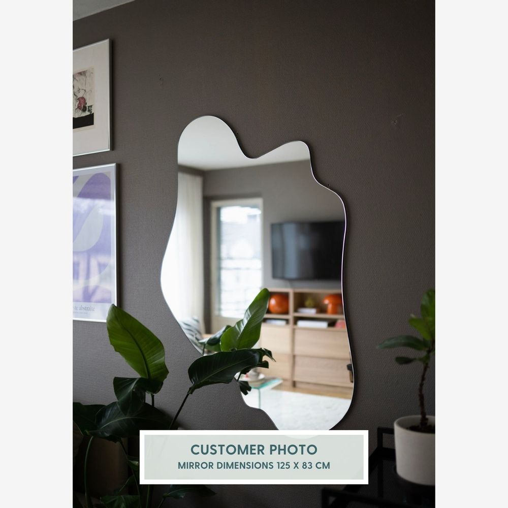 Mirrors - Island - Frameless Mirror (125x83cm) - SCANDINAVIAN GLASSFACTORY