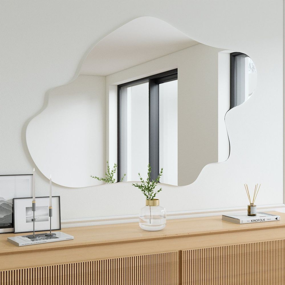 Mirrors - Island - Frameless Mirror (165x110cm) - SCANDINAVIAN GLASSFACTORY