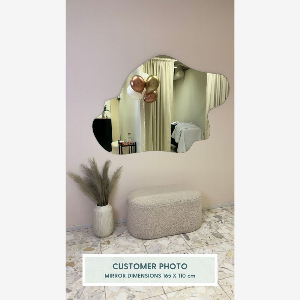 Mirrors - Island - Frameless Mirror (165x110cm) - SCANDINAVIAN GLASSFACTORY
