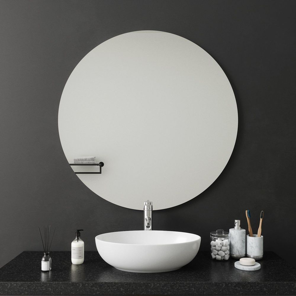 Mirrors - Round wall mirror (100cm) - SCANDINAVIAN GLASSFACTORY