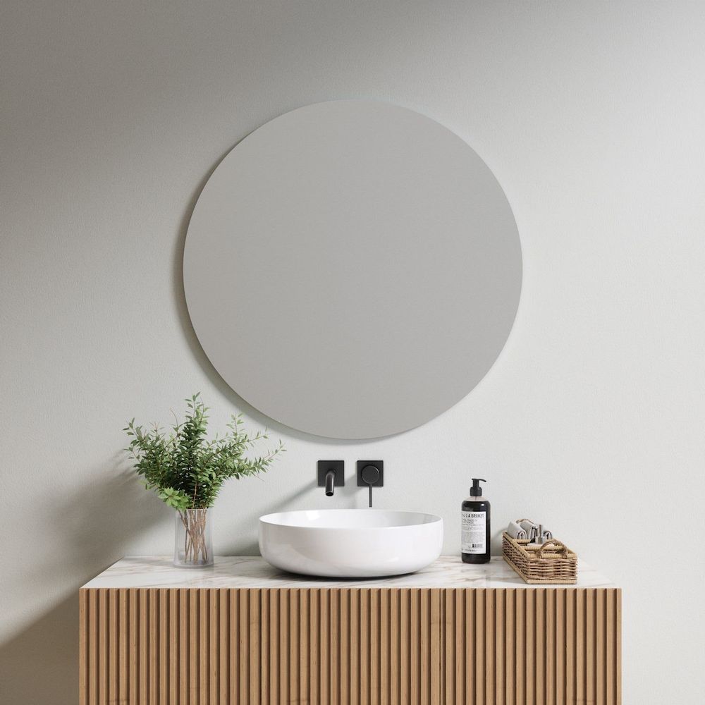 Mirrors - Round wall mirror (90cm) - SCANDINAVIAN GLASSFACTORY