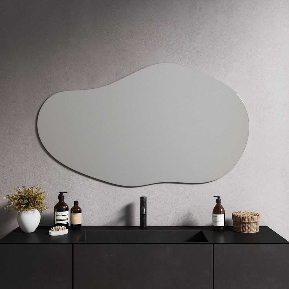 Mirrors - Sand wall mirror (70x120cm) - SCANDINAVIAN GLASSFACTORY