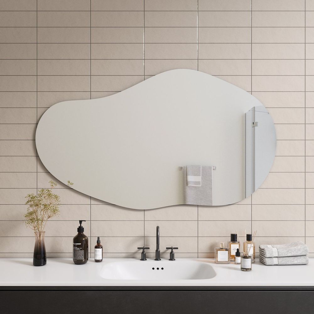 Mirrors - Sand wall mirror (75x130cm) - SCANDINAVIAN GLASSFACTORY